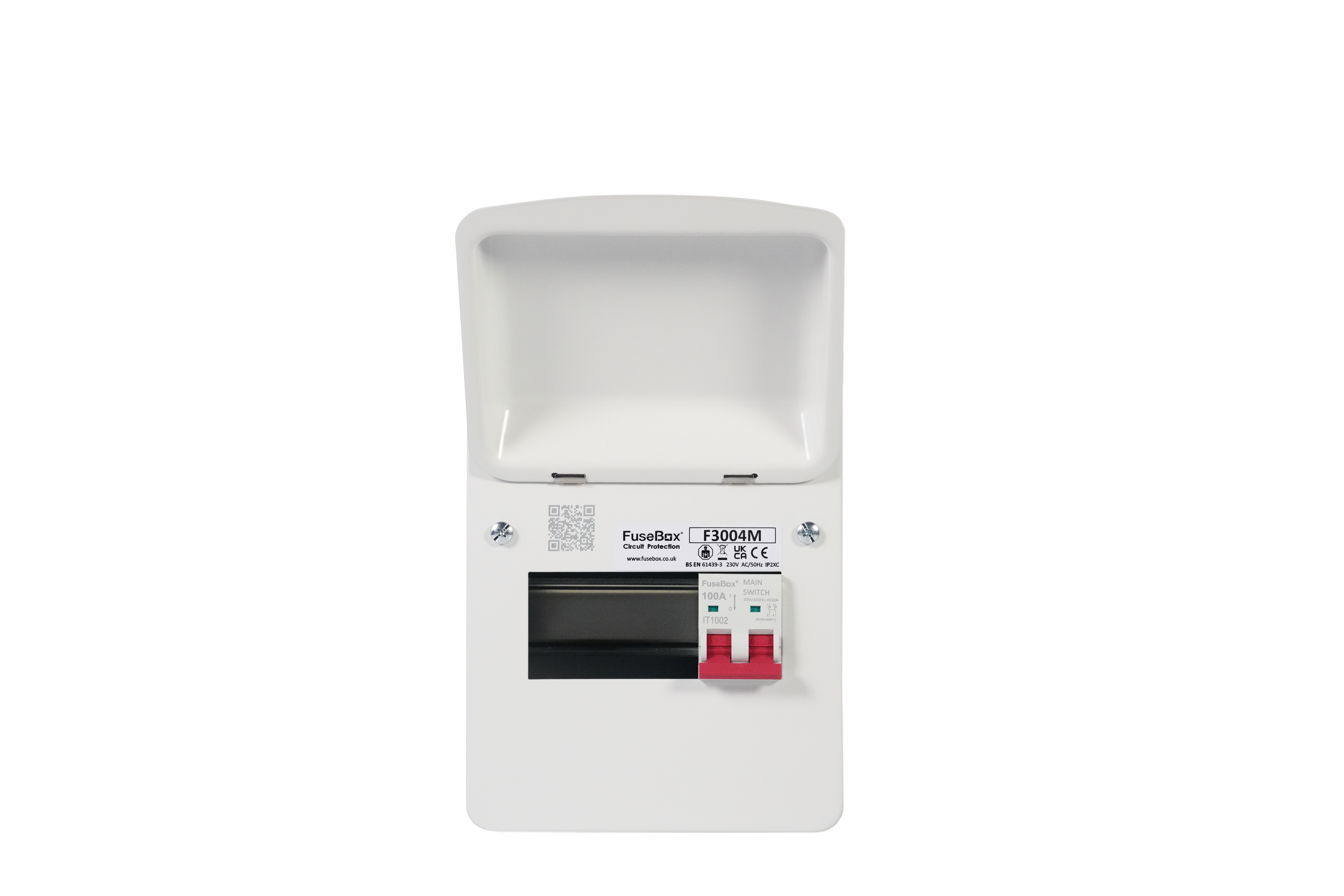 FuseBox F3004M Consumer Unit 4 Way 100A